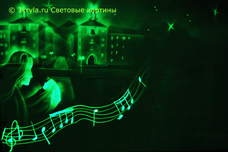 Рисование светом в темноте Рисование светом в темноте
